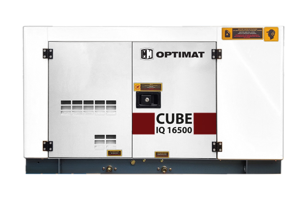 Generator, agregat prądotwórczy, prądu Optimat IQ16500 CUBE 16 kW - diesla, diesel, trójfazowy, 3 fazowy, 400V