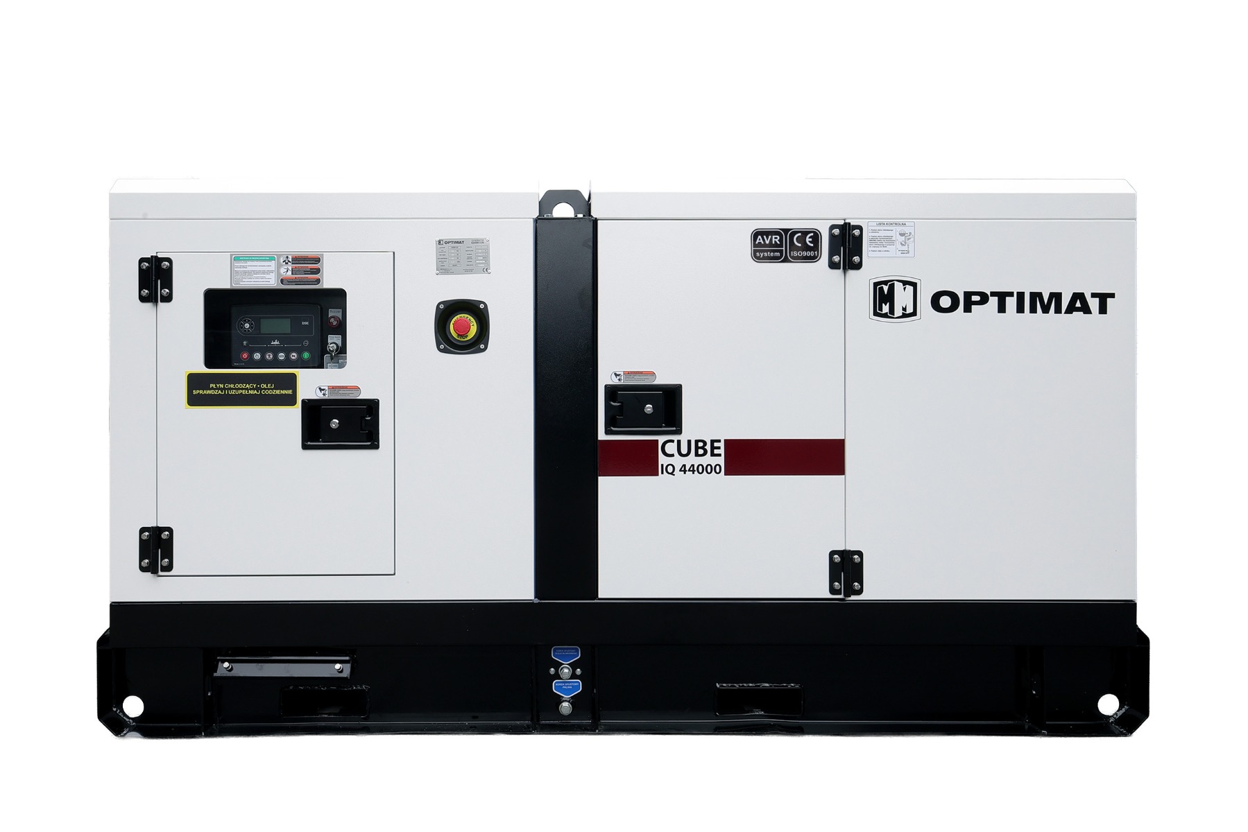 Generator, agregat prądotwórczy, prądu Optimat IQ44000 CUBE 40 kW - diesla, diesel, trójfazowy, 400V/230V