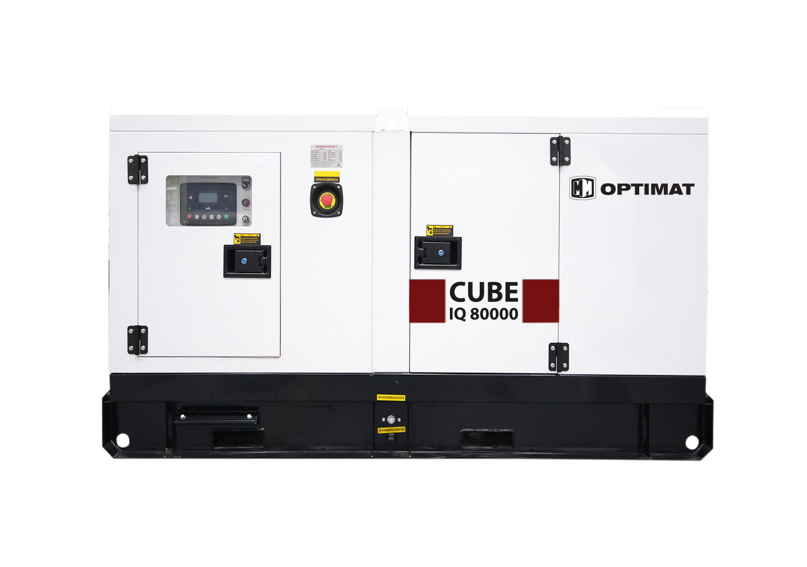 Generator, agregat prądotwórczy, prądu Optimat IQ80000 CUBE 80 kW - diesla, diesel, trójfazowy, 400V/230V