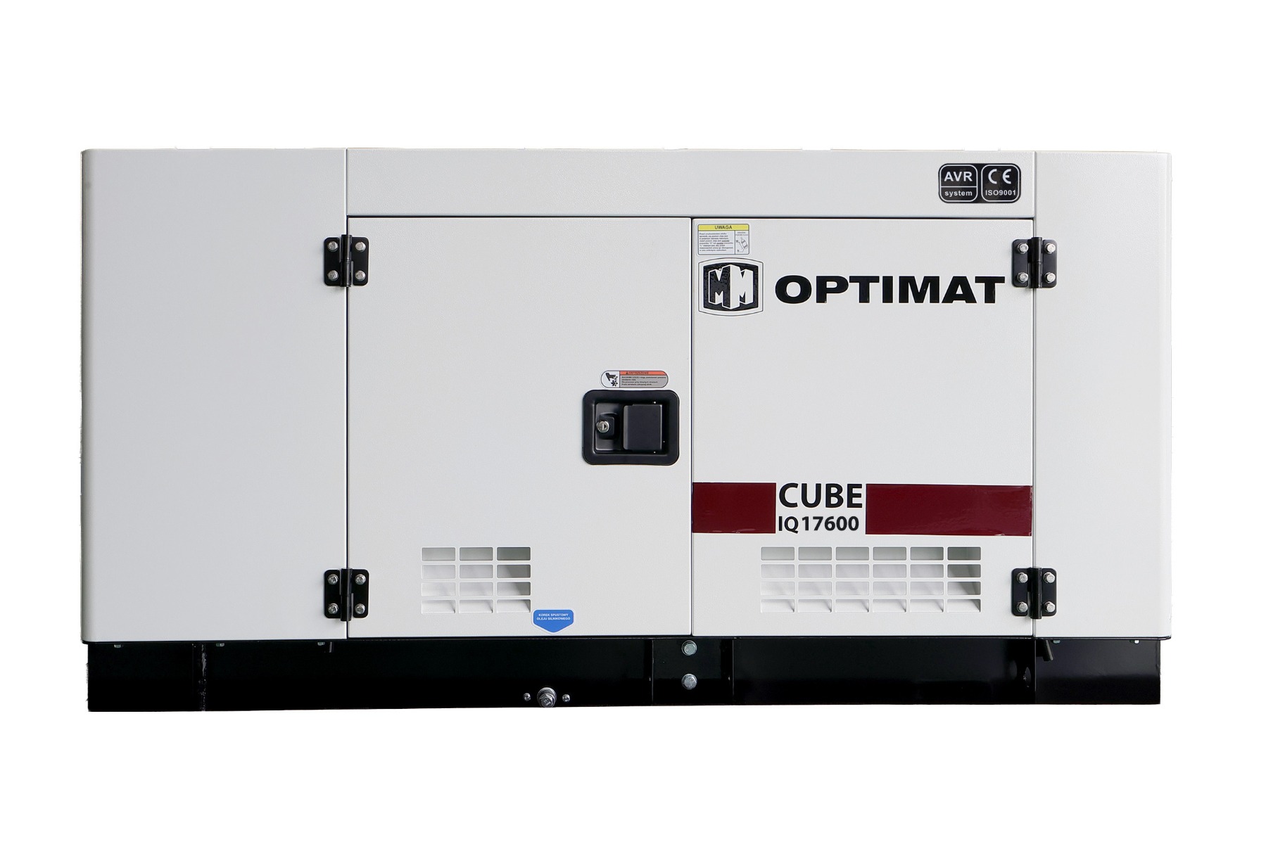 Generator, agregat prądotwórczy, prądu Optimat IQ17600 CUBE 16 kW - diesla, diesel, trójfazowy, 3 fazowy, 400V