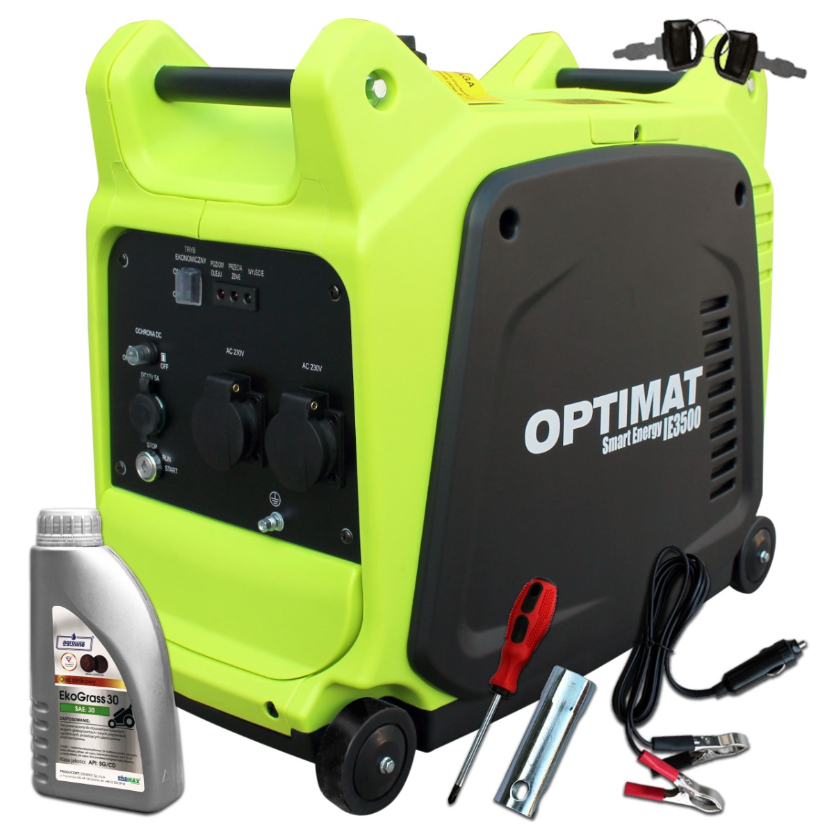 Generator Agregat Prądotwórczy Inwertorowy Optimat Smart Energy IE3500 - E-START