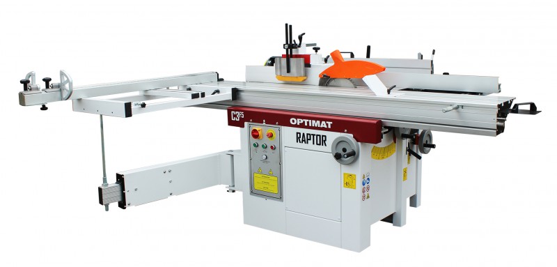 Maszyna wieloczynnościowa, 4-funkcyjna z wałem nożowym OPTIMAT RAPTOR C3-F4